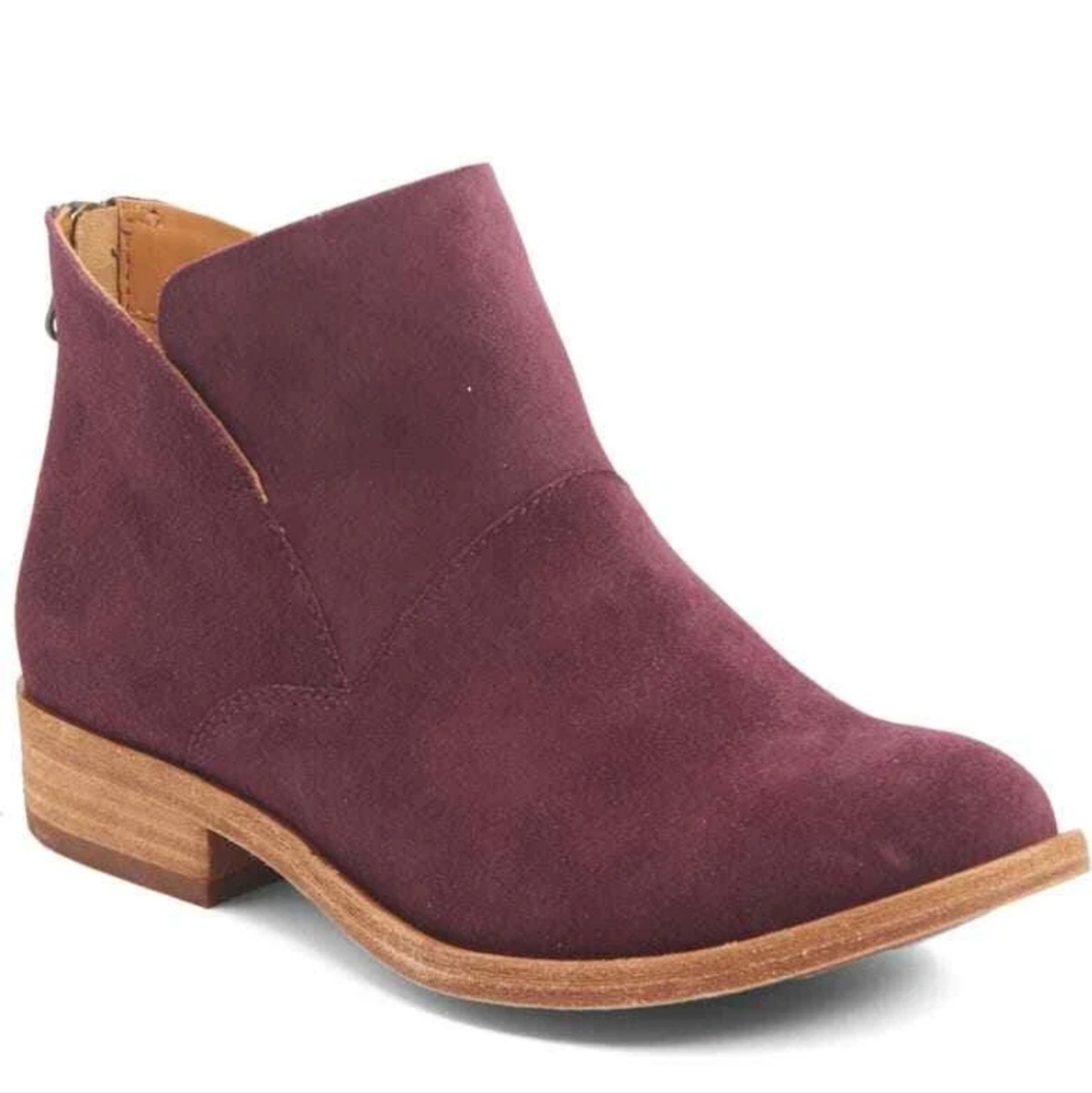 KORK-EASE Women's Ryder Ankle Boot Burgundy US Size 8.5 M